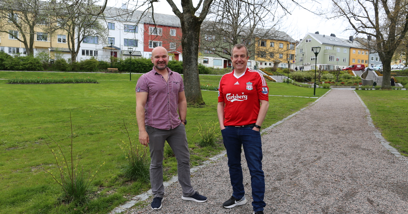 Wawrek Og Ingvar I Parken IMG 8738